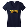 moes Women's V-Neck T-Shirt