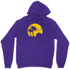 beach silhouette birds sand sunset Unisex Hoodie