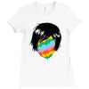 lovely face Ladies Fitted T-Shirt