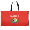 santa christmas Weekender Totes