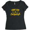 i don't give a schnitzel Women's Triblend Scoop T-shirt