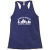 once a biker always a biker motorcycle Racerback Tank