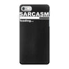 sarcasm  funny comic technology laugh iPhone 7 Case