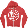 camp bold (for dark) Zipper Hoodie