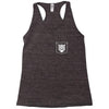106. shield pocket 033 dv men tshirt black Racerback Tank