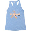 Survivor Of Uterine Cancer Racerback Tank