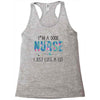 i&rsquo;m a good nurse Racerback Tank