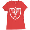 al davis rip Ladies Fitted T-Shirt