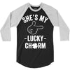 she's my lucky charm 3/4 Sleeve Shirt