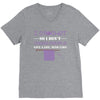 i crochet so i don't choke people save a life, send yarn V-Neck Tee