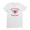 turn that frown upside down Ladies Fitted T-Shirt