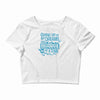giving up on my dreams Crop Top