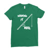 keeping it reel Ladies Fitted T-Shirt