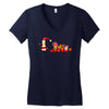 when xmas Women's V-Neck T-Shirt