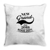 New Grand 2018 Rokie Dept. Throw Pillow