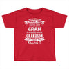Super Cool Gran Of A Freaking Awesome Grandson Toddler T-shirt