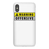 warning offensive mens funny iPhoneX