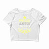 military, proud us army brother veteran u Crop Top