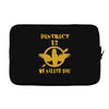 District 12 We Salute You Laptop sleeve