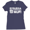 reading nuf Ladies Fitted T-Shirt
