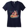 Let's Go Camping Women's V-Neck T-Shirt