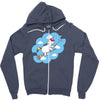 unicorn magic Zipper Hoodie
