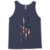 peace and love usa flag Tank Top