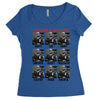 expressions of captain holt Women's Triblend Scoop T-shirt