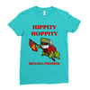 hippity hoppity revolutionize Ladies Fitted T-Shirt