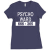 psycho ward Ladies Fitted T-Shirt