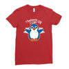 learning to fly Ladies Fitted T-Shirt