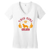 This Girl Loves Her Golden Women's V-Neck T-Shirt