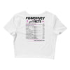 February Girl Facts Aquarius Crop Top