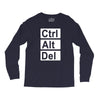 control alt delete Long Sleeve Shirts
