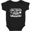 I Love Someone with Lung Cancer to The Moon and Back to Infinity Baby Bodysuit