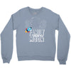 Family Trip To Moon Crewneck Sweatshirt