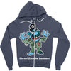 zombie saddam Zipper Hoodie