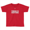 bass player timing is everything Toddler T-shirt