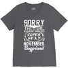 This Girl Is Taken By A Super Sexy November Boyfriend V-Neck Tee