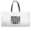 World Suicide Prevention Day Weekender Totes