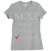 Sex Yes Please Ladies Fitted T-Shirt