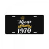 kings are born in 1970 License Plate