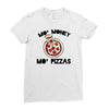 mo money mo pizzas 1 Ladies Fitted T-Shirt