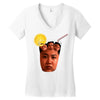 Kim Jong Un Ice T Women's V-Neck T-Shirt