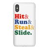 Hit Run Steal  Slide iPhoneX