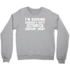 I Am Kicking Cancers Butt Whats Your Superpower ? Crewneck Sweatshirt