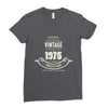 premium vintage 1975 classic perfectly aged limited edition Ladies Fitted T-Shirt