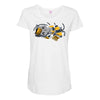friendly kitty Maternity Scoop Neck T-shirt