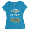 october girl Women's Triblend Scoop T-shirt