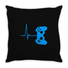 game heart beat Throw Pillow